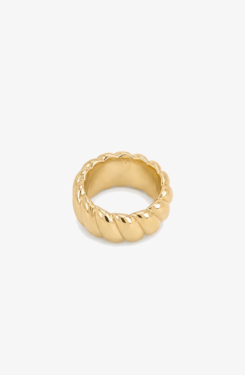 YOJ Coral Band Ring in Gold, Alternate, color, Gold