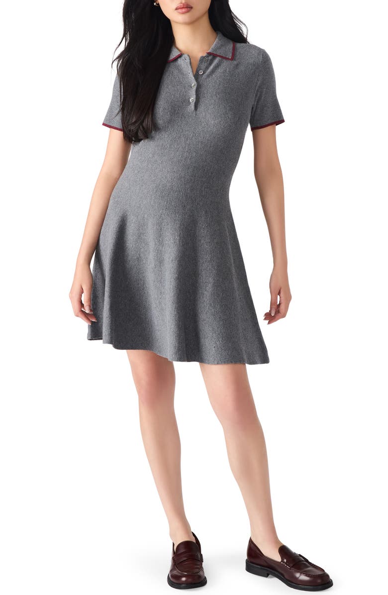 Steve Madden Kristin Polo Sweater Dress, Main, color,