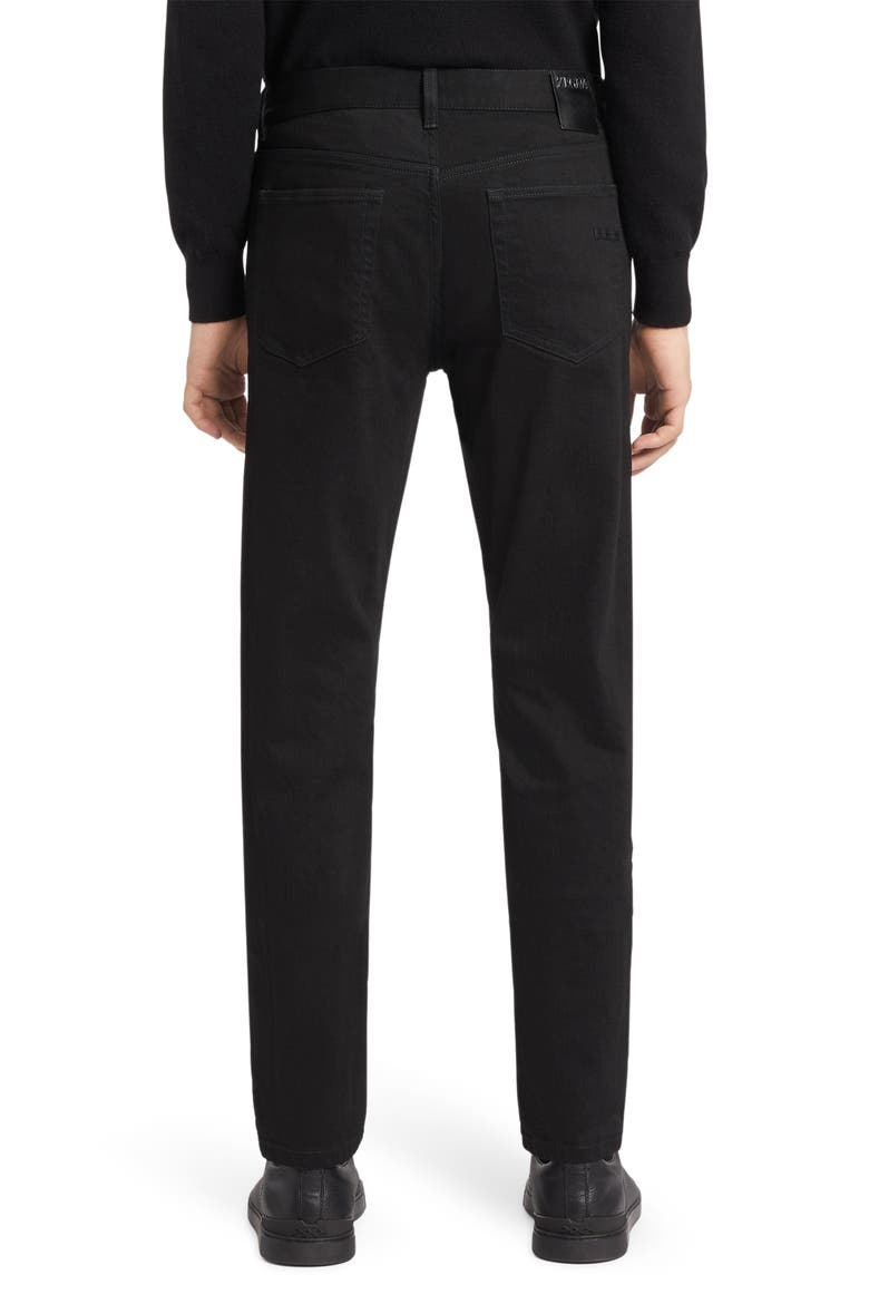 Stretch Denim City Fit Jeans, Alternate, color, BLACK