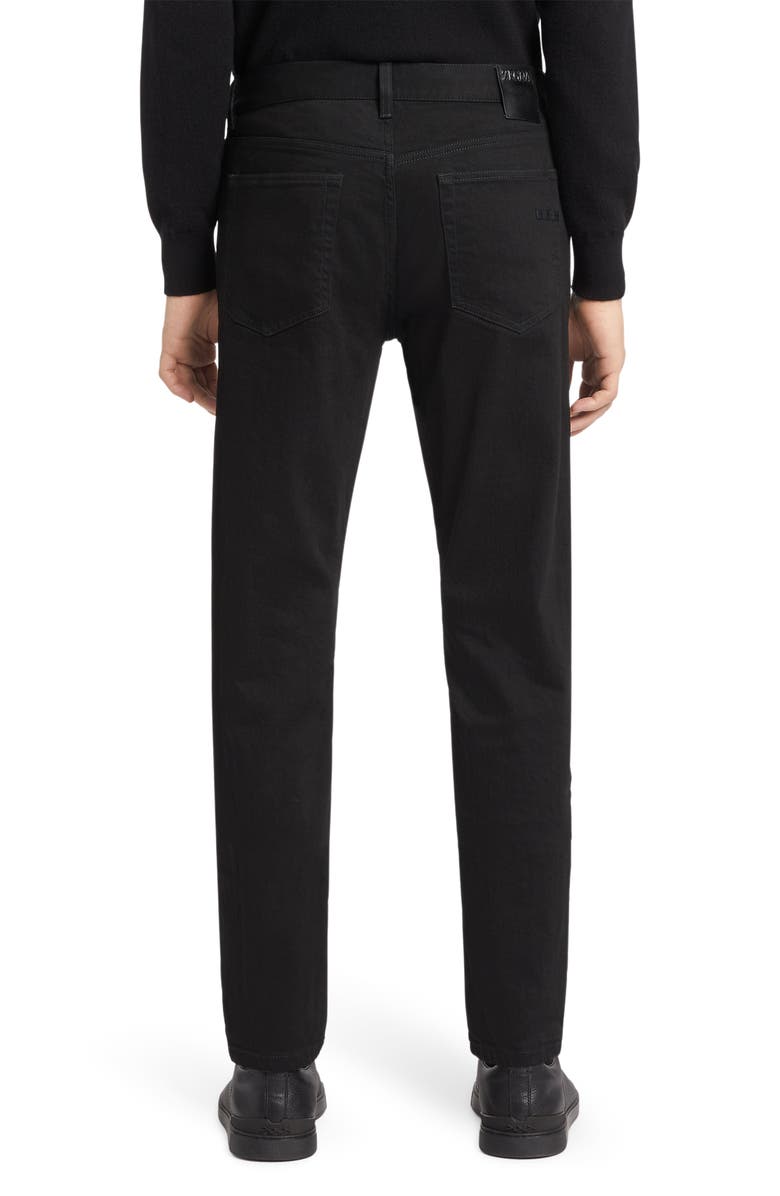 ZEGNA Stretch Denim City Fit Jeans, Alternate, color, Black