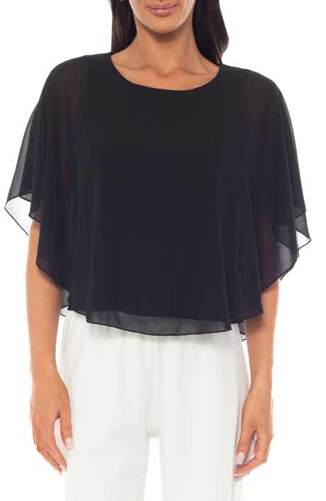 TASH AND SOPHIE Elbow-Length Sleeve Top