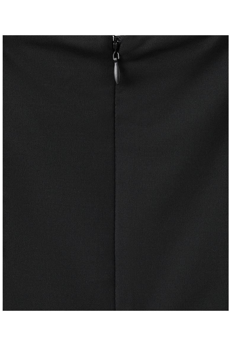 Wide Leg Jumpsuit with Resin Detail, Alternate, color, BLACK