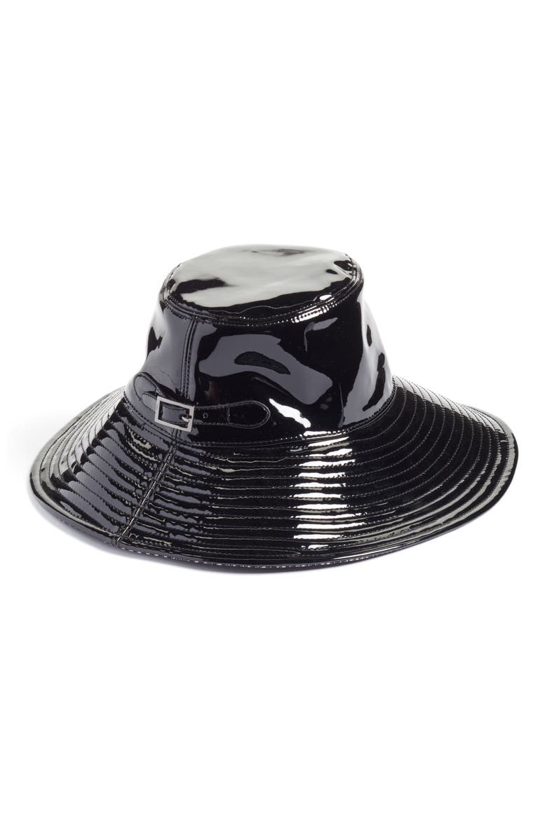 Driptidoo Patent Bucket Rain Hat, Alternate, color, BLACK