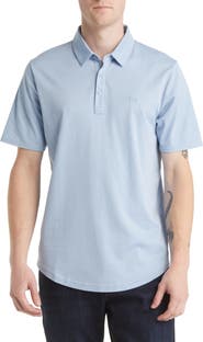 TravisMathew A Class Stripe Pima Cotton Blend Polo