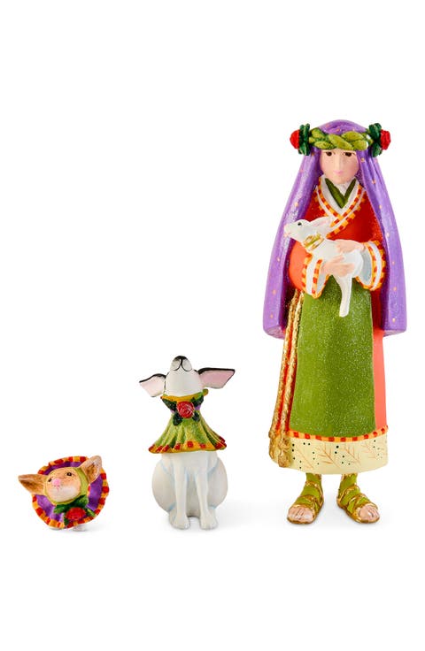 Patience Brewster Nativity Shepherdess Set of 3