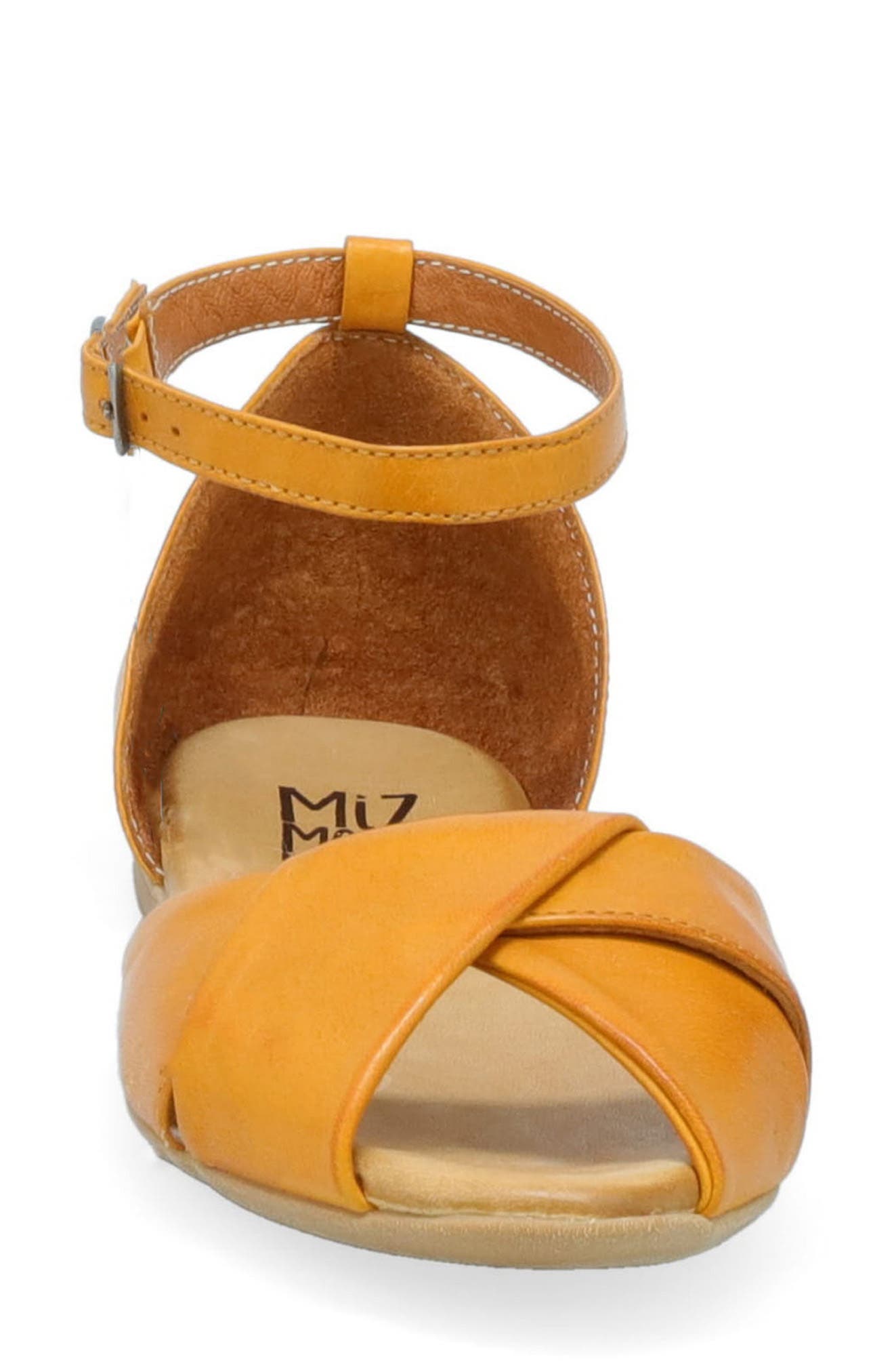 Kendria Ankle Strap Sandal, Alternate, color, OCHRE