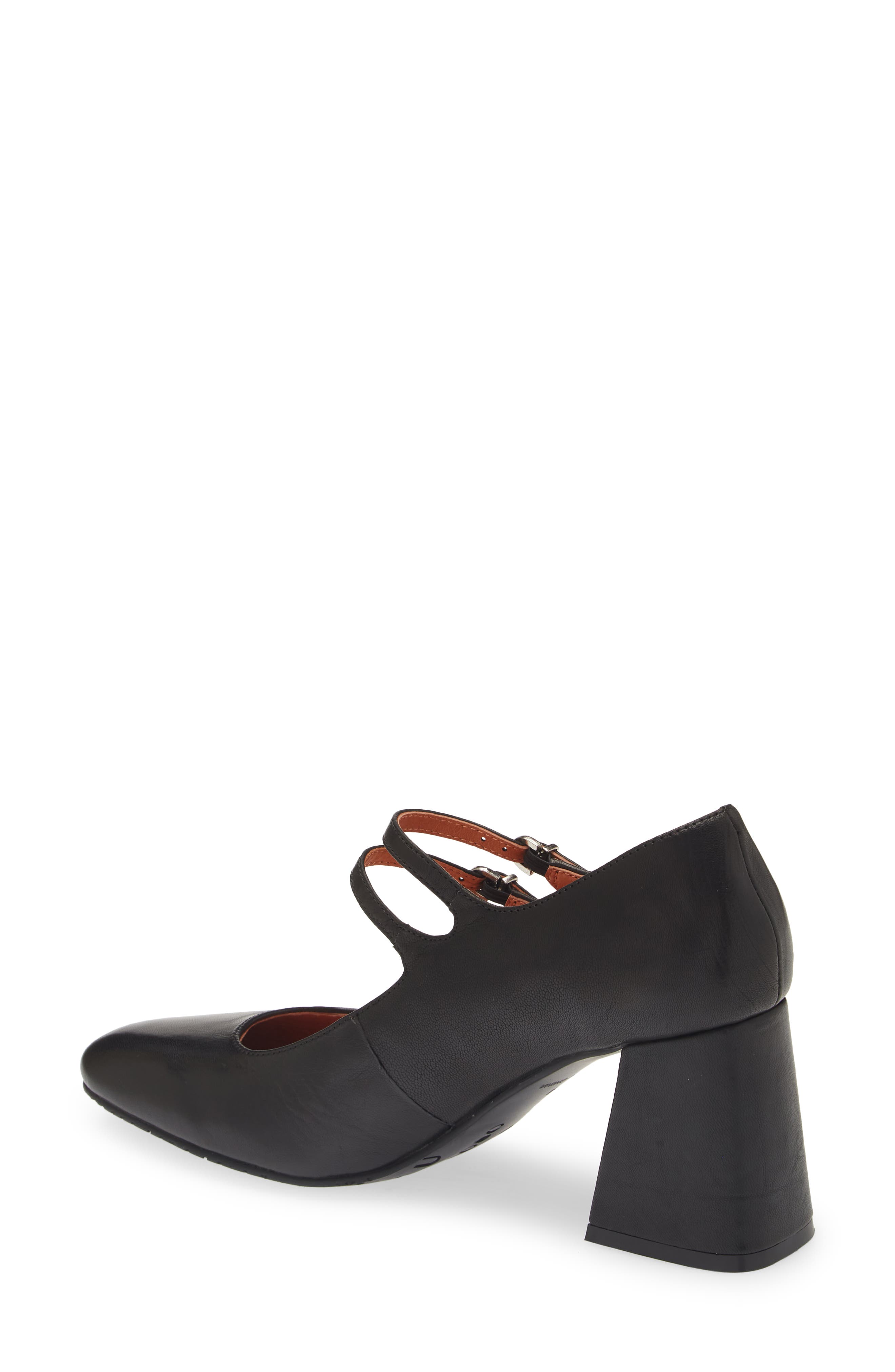 Chocolat Blu Halo Mary Jane Pump, Alternate, color, Black Leather