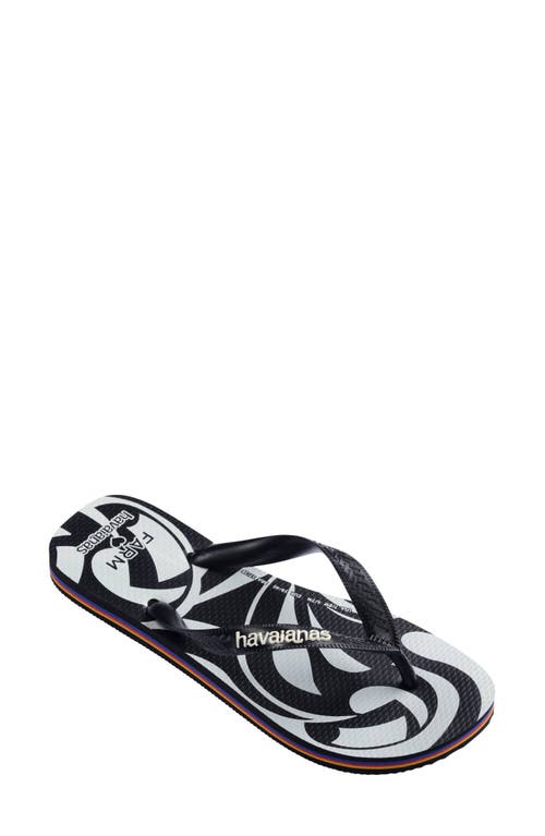 HAVAIANAS HAVAIANAS X FARM RIO TUCANADA RAINBOW FLIP FLOP