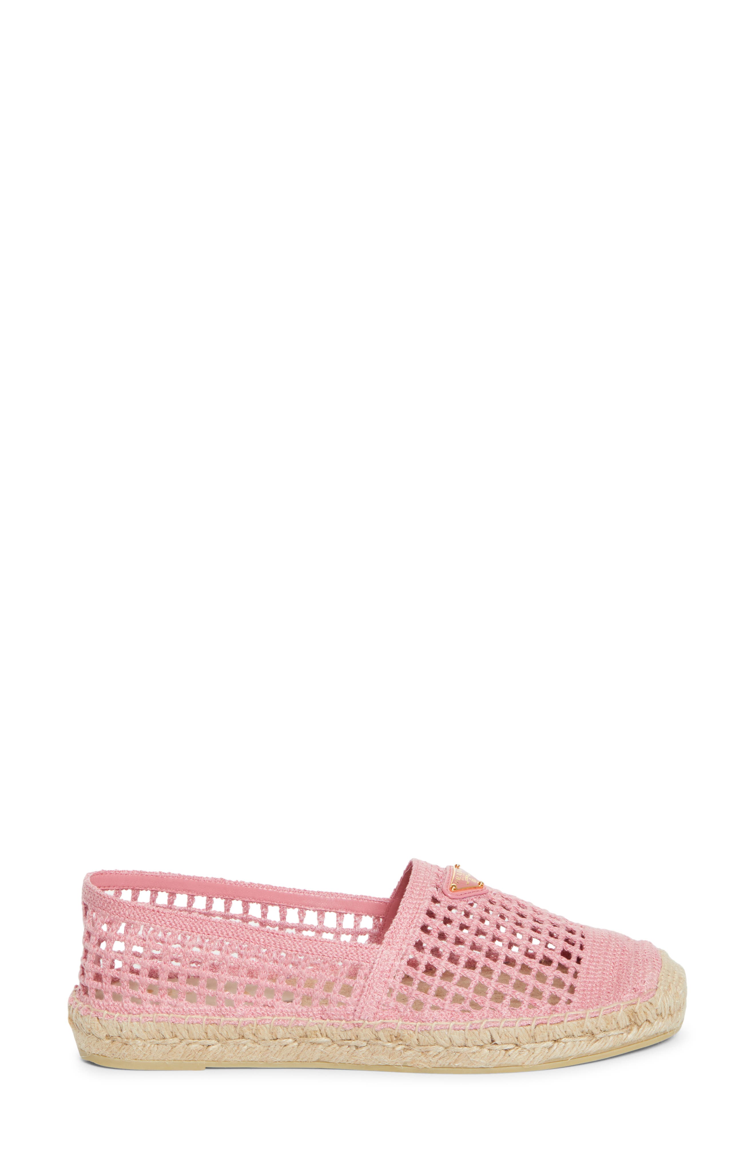 Prada Crochet Espadrille, Alternate, color, 