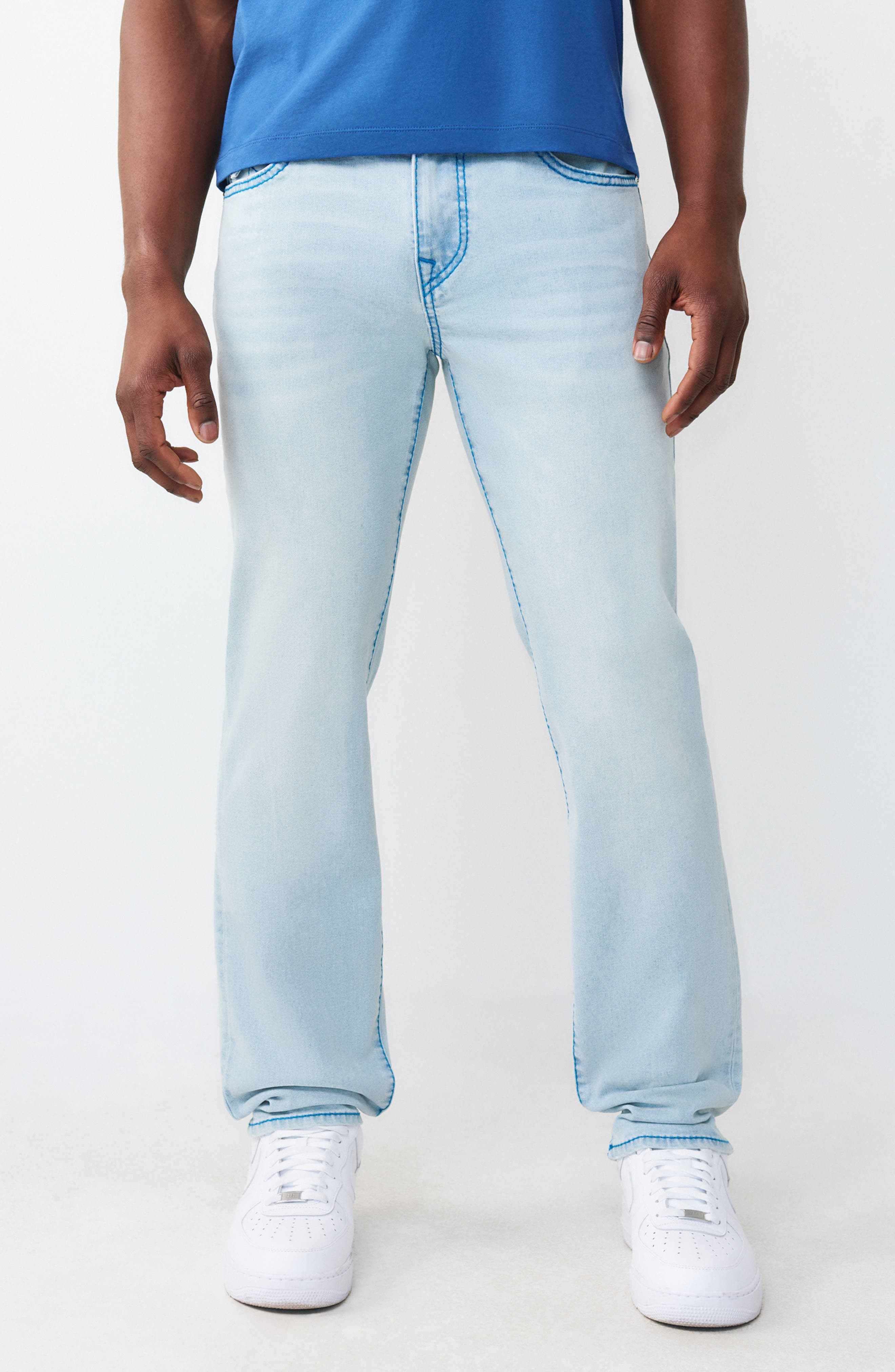 True Religion Geno Big T Flap Pocket Slim Fit Jeans