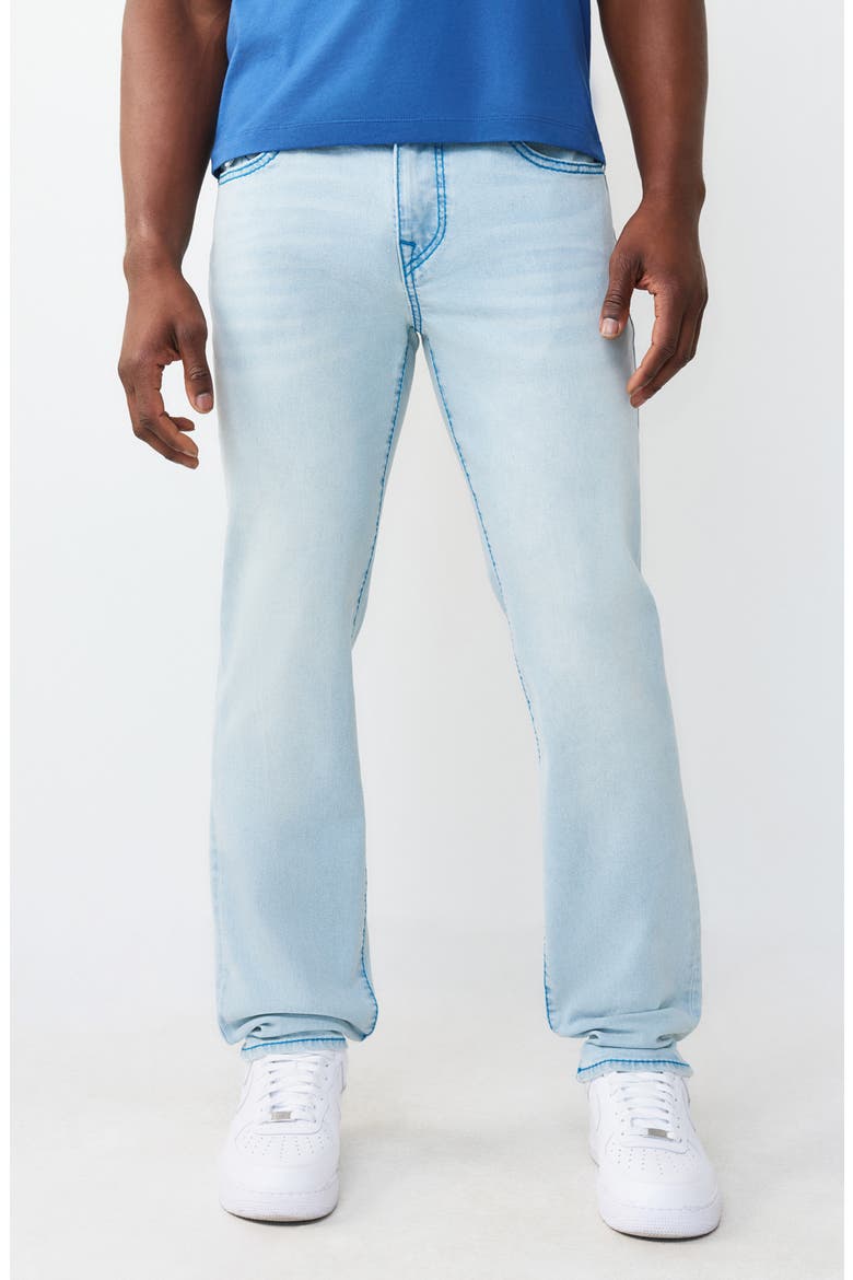 Geno Big T Flap Pocket Slim Fit Jeans, Main, color, LIGHT ENDLESS WASH