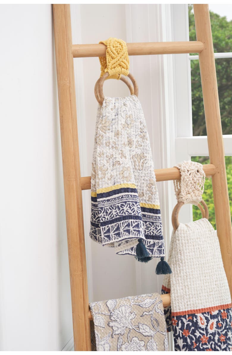 carol & frank Dandelion Kitchen Towel Holder, Alternate, color, Yellow