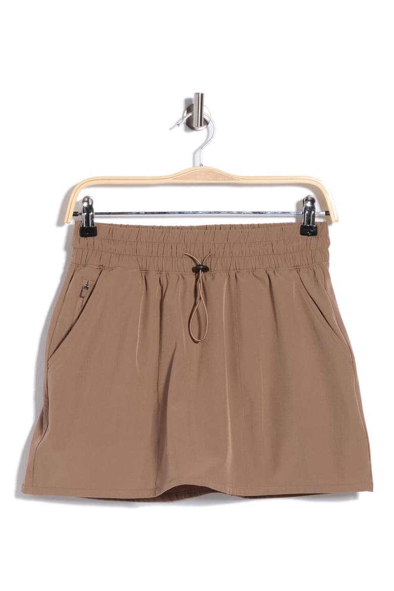 Lightstreme Seersucker Hiking Skort, Alternate, color, TIRAMISU