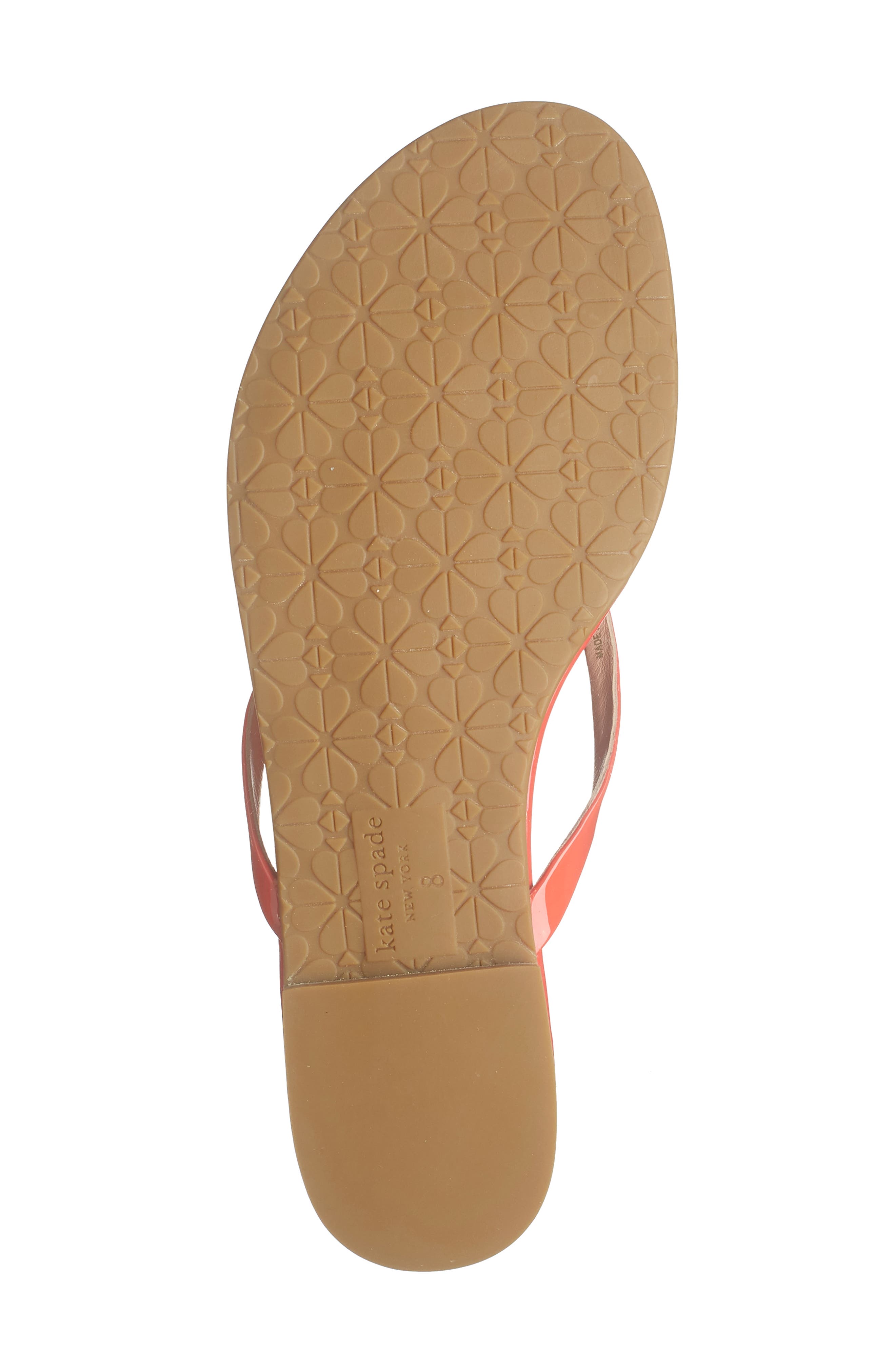 petit flip flop, Alternate, color, CORAL ROSE PATENT LEATHER