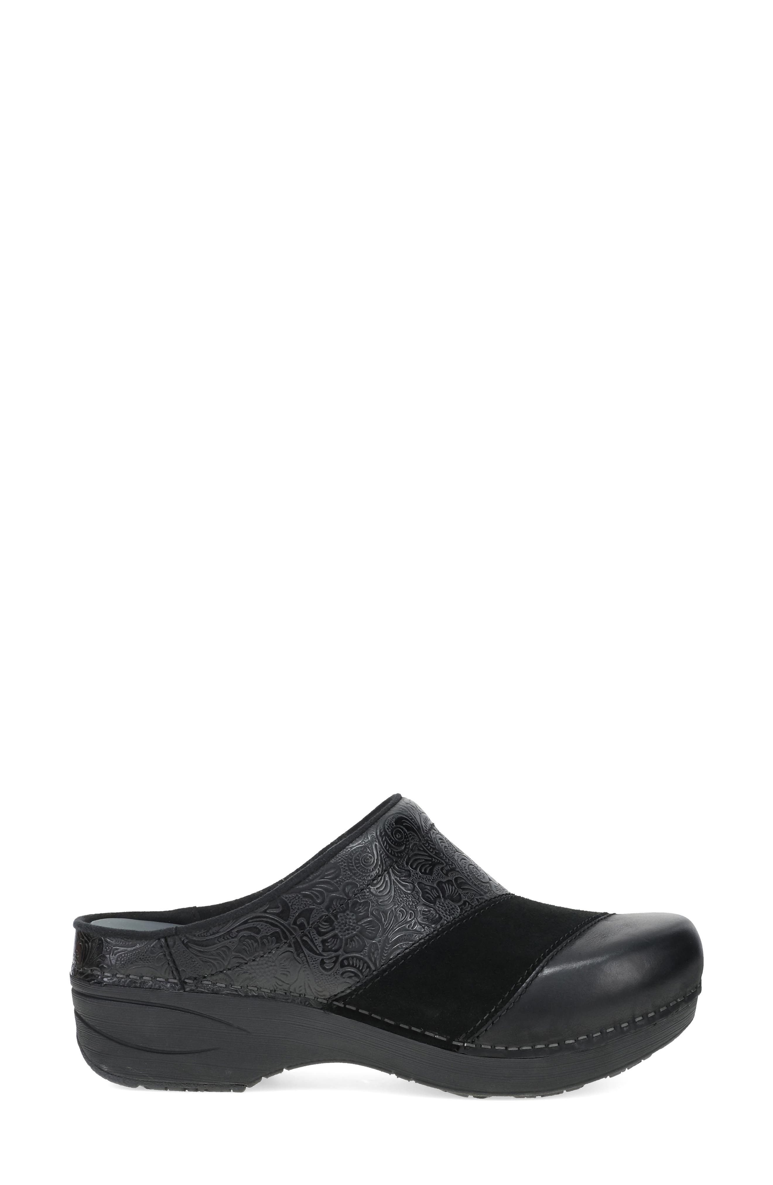 Zinnia Clog, Alternate, color, BLACK MULTI