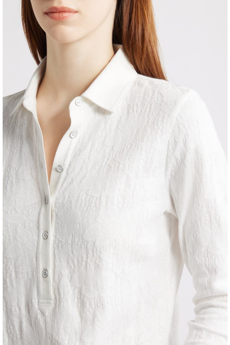 Long Sleeve Cotton Shirt, Alternate, color, PAPER WHITE