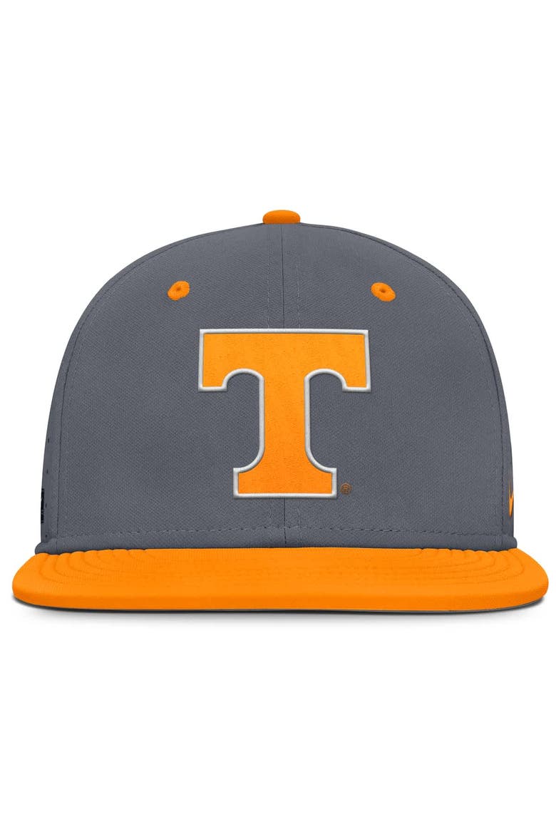Men's Nike Gray Tennessee Volunteers On-Field Dugout True Performance Fitted Hat, Alternate, color, Gray