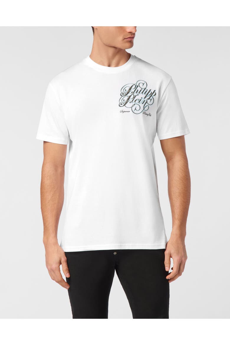 T-Shirt Round Neck Club The Course Stones Men, Main, color, white