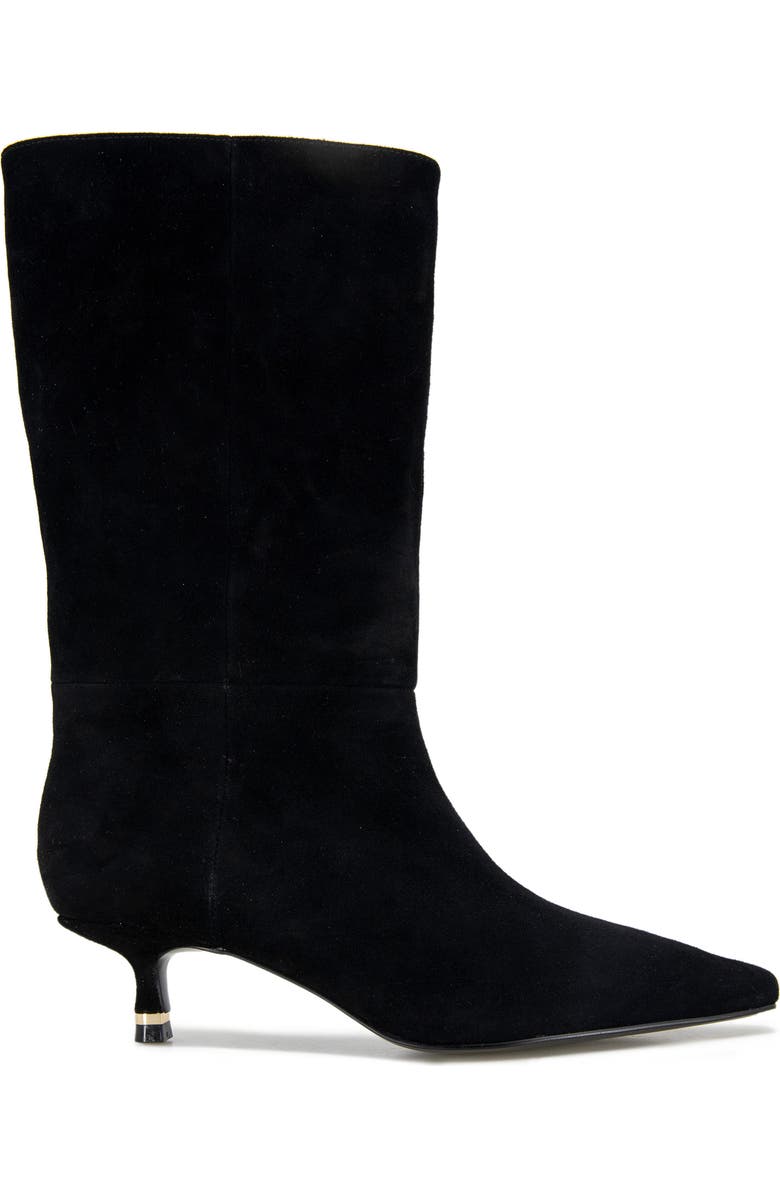 Kenneth Cole Meryl Pointed Toe Boot, Alternate, color, Black Suede