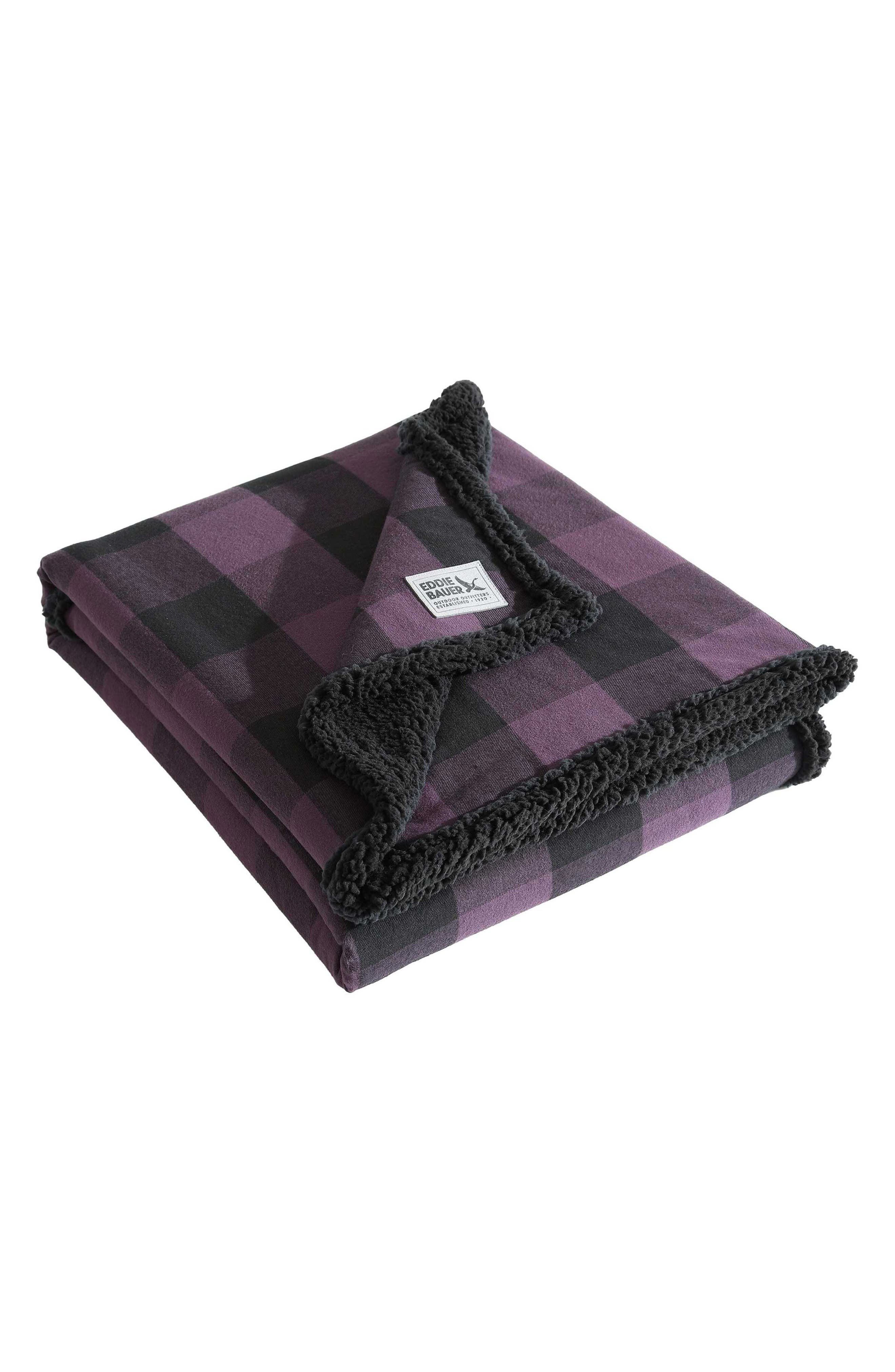 Eddie Bauer Cabin Plaid Throw Blanket