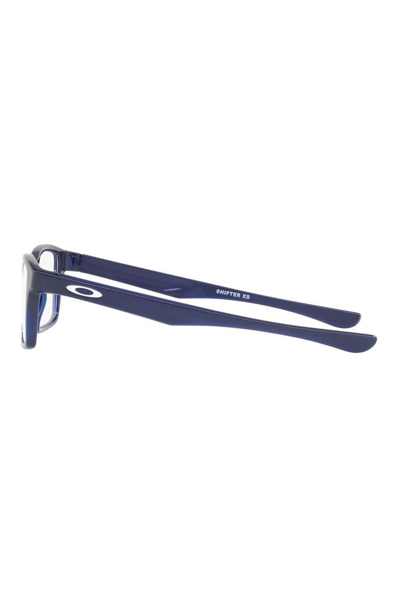 Kids' Shifter 50mm Rectangular Optical Glasses, Alternate, color, BLUE ICE