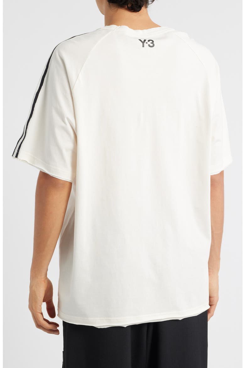 Y-3 Raw Edge 3-Stripes T-Shirt (Men) | Nordstrom