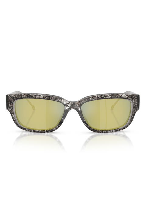 DL2002MU Geck-D 56mm Rectangular Sunglasses