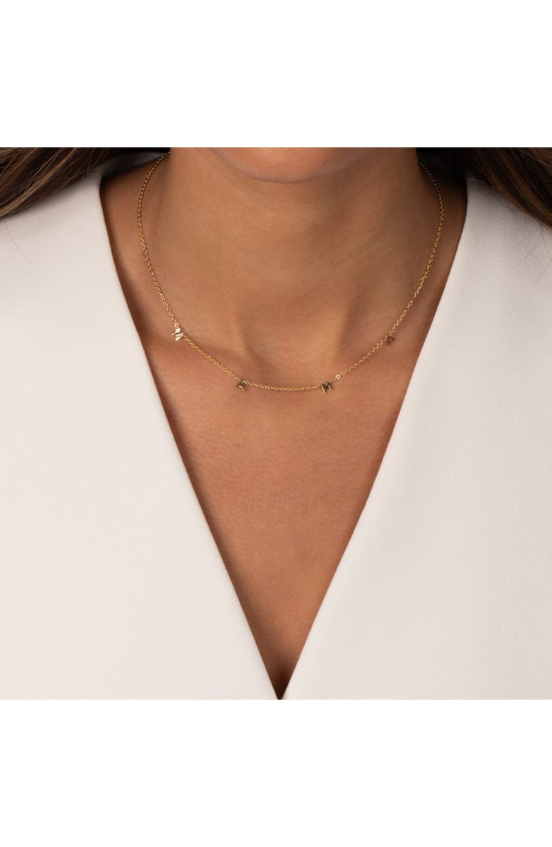 BY ADINA EDEN Solid Mini Mama Scattered Necklace, Alternate, color, 