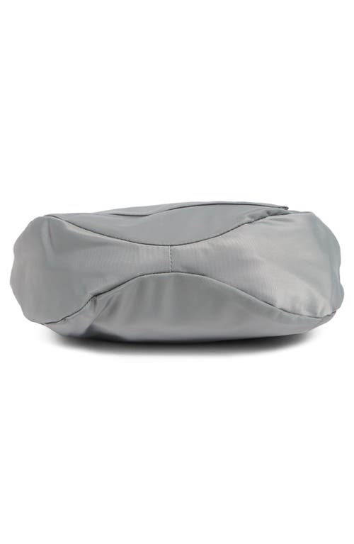 Marc Jacobs Preppy Nylon Mini Natasha Crossbody Bag In Rock Grey