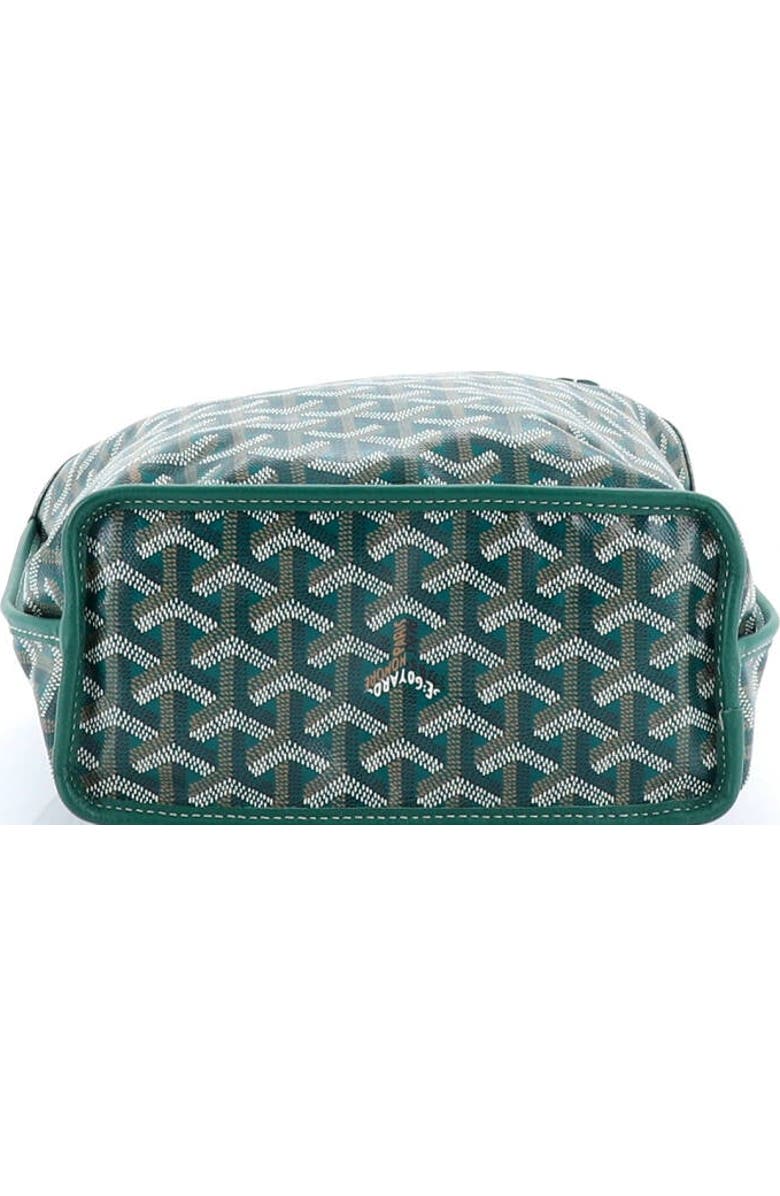 Pre-Owned Goyard Anjou Reversible Tote Coated Canvas Mini, Alternate, color, Green