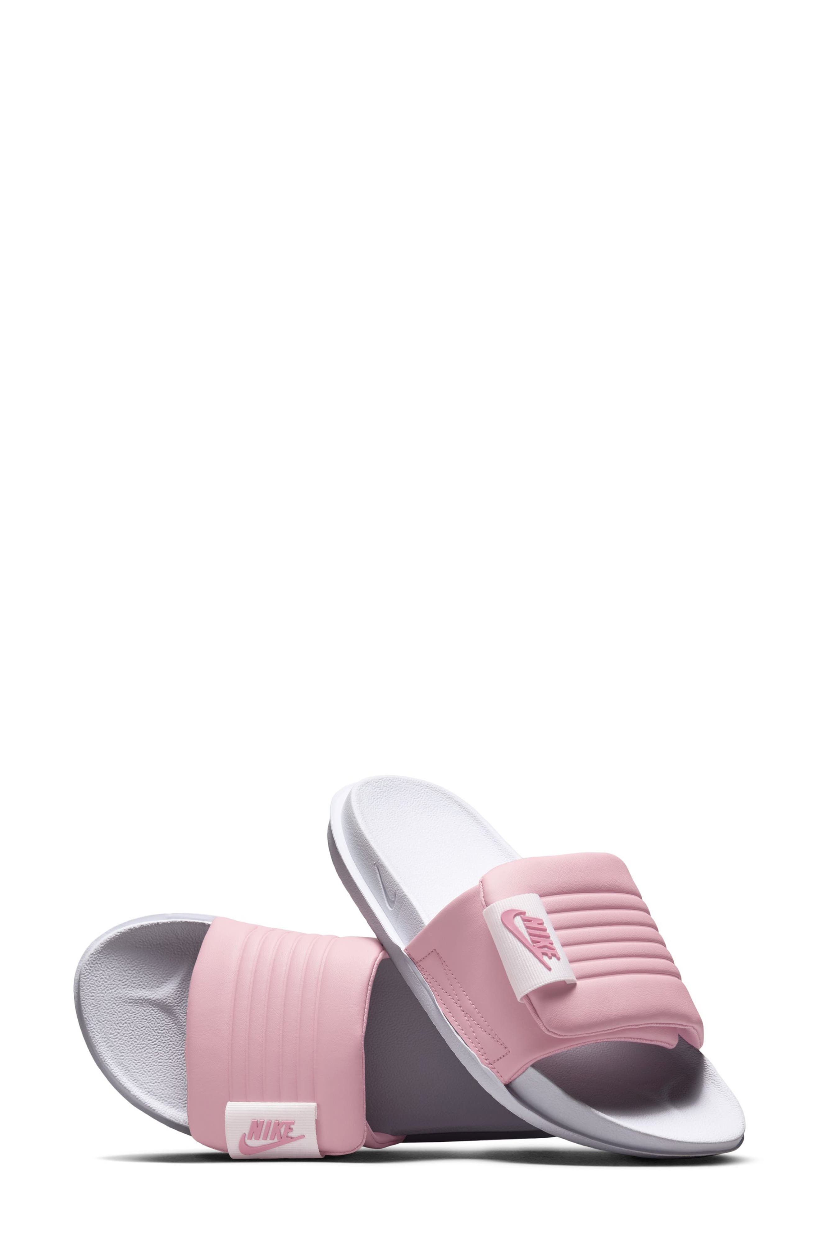 Nike Offcourt Slide Sandal, Alternate, color, White/ Elemental Pink