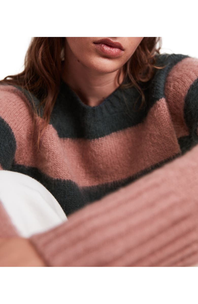 AllSaints Darla Stripe Sweater, Alternate, color, 