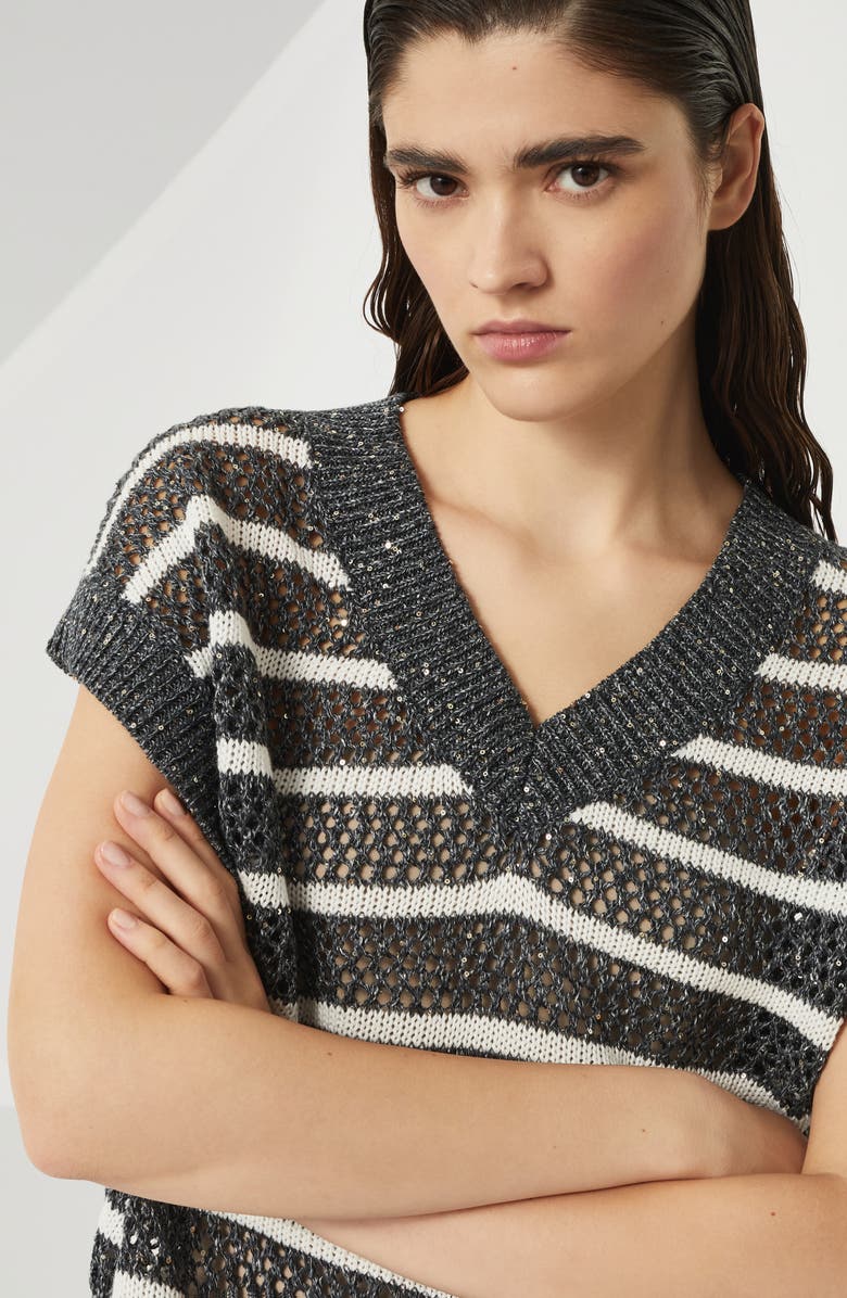 Brunello Cucinelli Dazzling T-shirt, Alternate, color, 