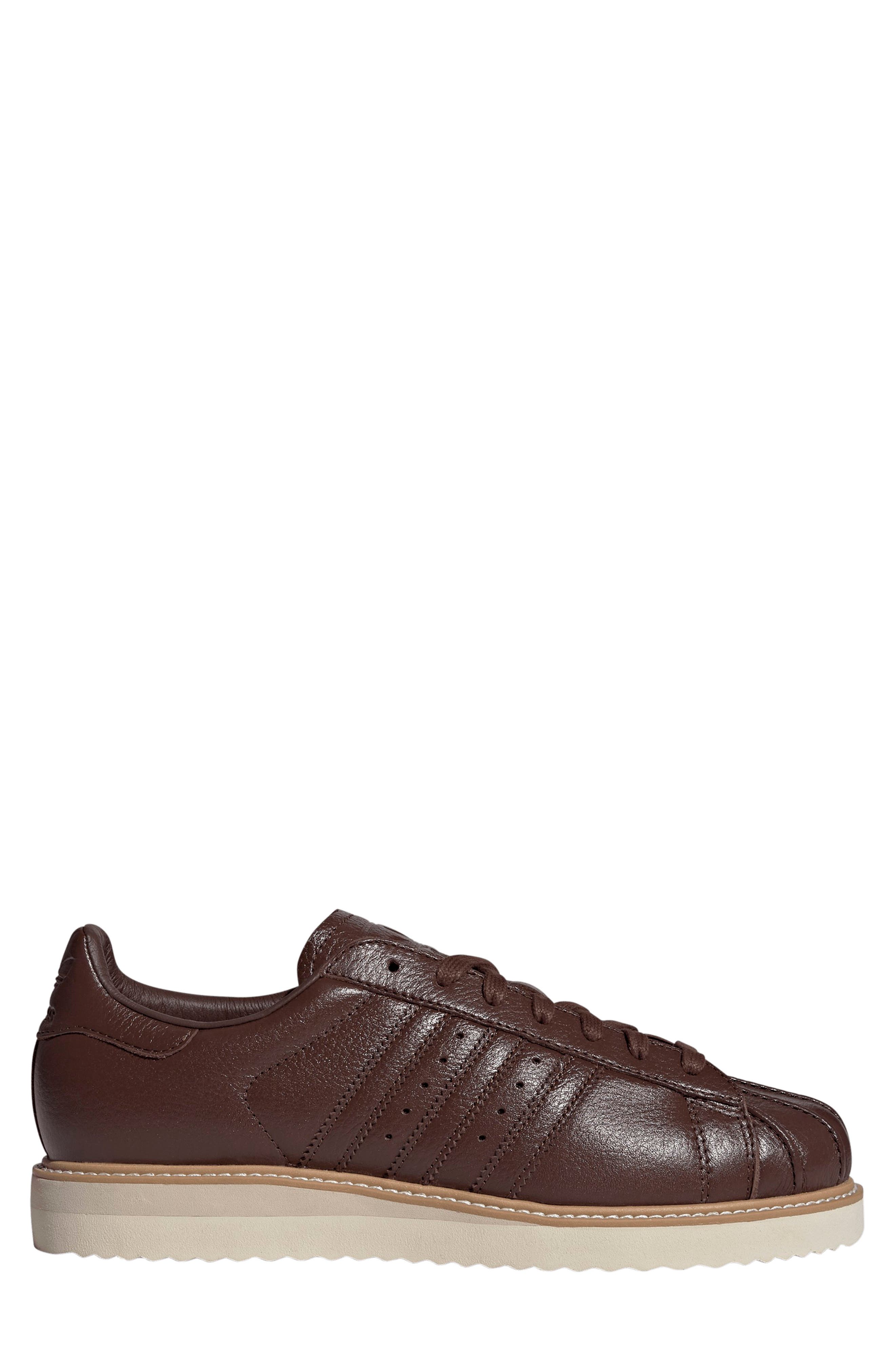 Gender Inclusive Superstar Lux Sneaker, Alternate, color, BROWN/ BROWN/ WARM SANDSTONE