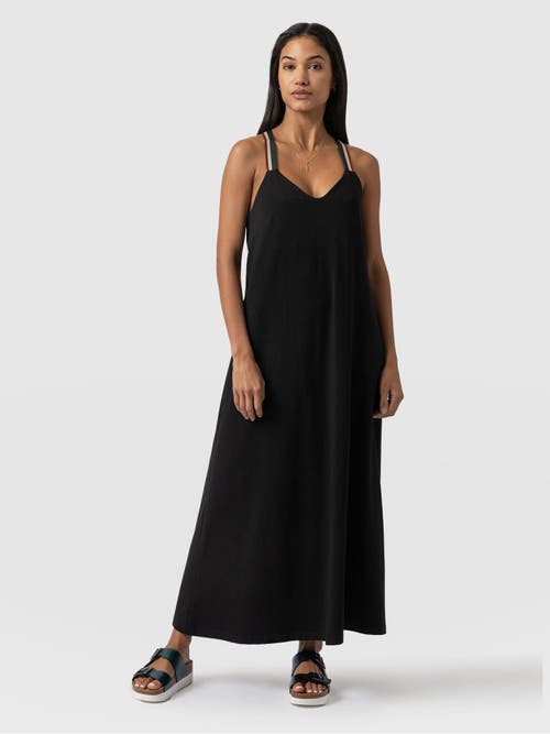 Saint And Sofia Saint + Sofia Sunset Dress Black In Black
