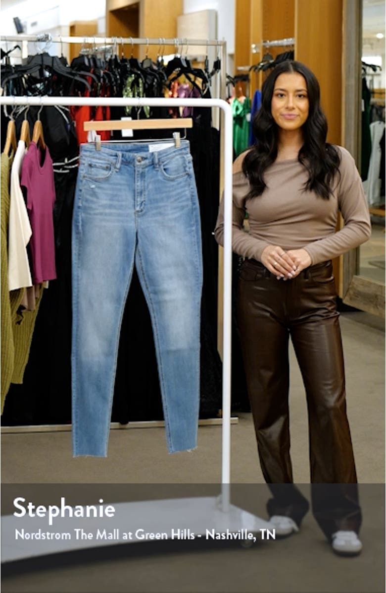 Nina High Waist Skinny Jeans, sales video thumbnail