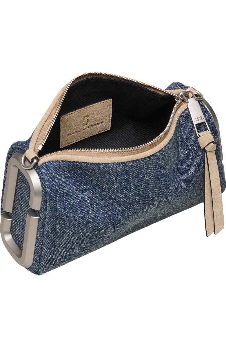 Marc Jacobs The Snapshot Denim Shoulder Bag, Alternate, color, Dark Wash Indigo