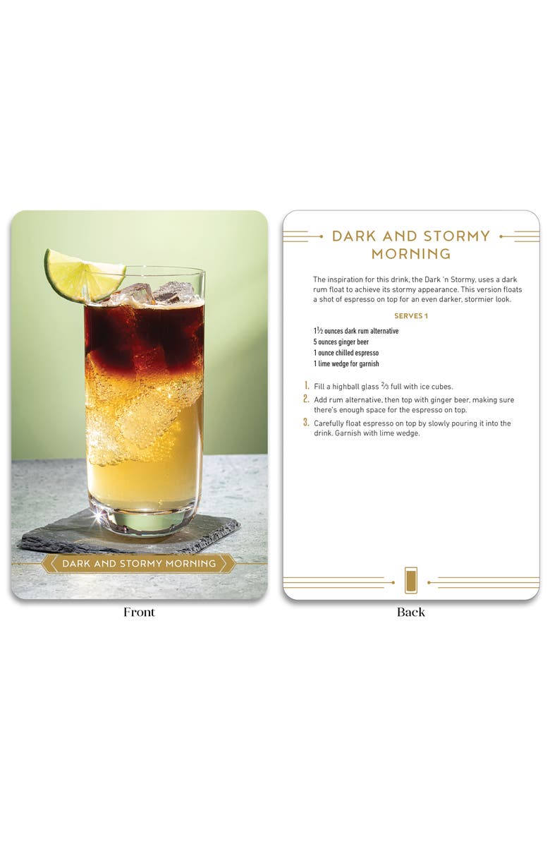 Simon and Schuster 'Make It a Mocktail' Recipe Deck, Alternate, color, Black