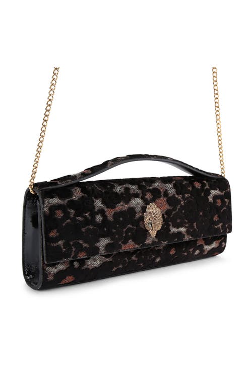 Kurt Geiger London Long Bond Fabric Top Handle Bag In Burgundy