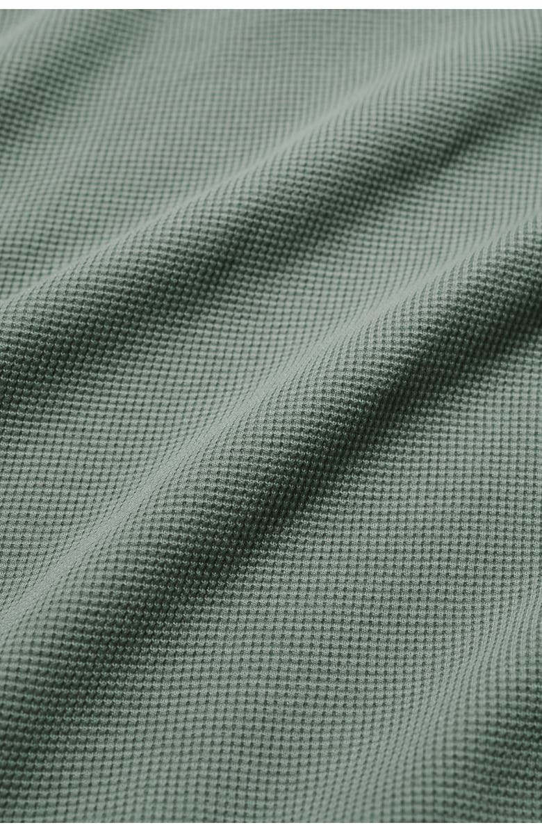 Seasalt Cornwall Jackline Waffle Knit Organic Cotton Top, Alternate, color, Dusky Green