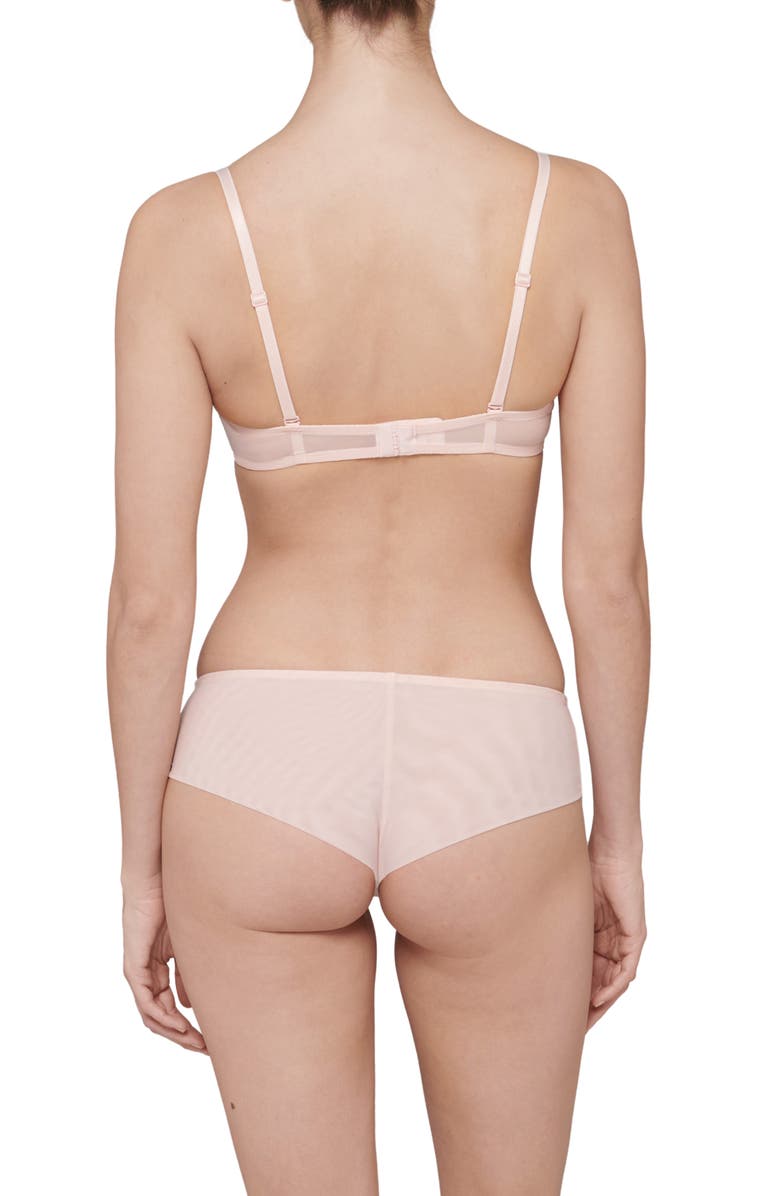 Simone Perele Singuliere Metallic Embroidered Lace Trim Boyshorts, Alternate, color, 