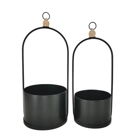 Hanging Finial Planter Set of 2
