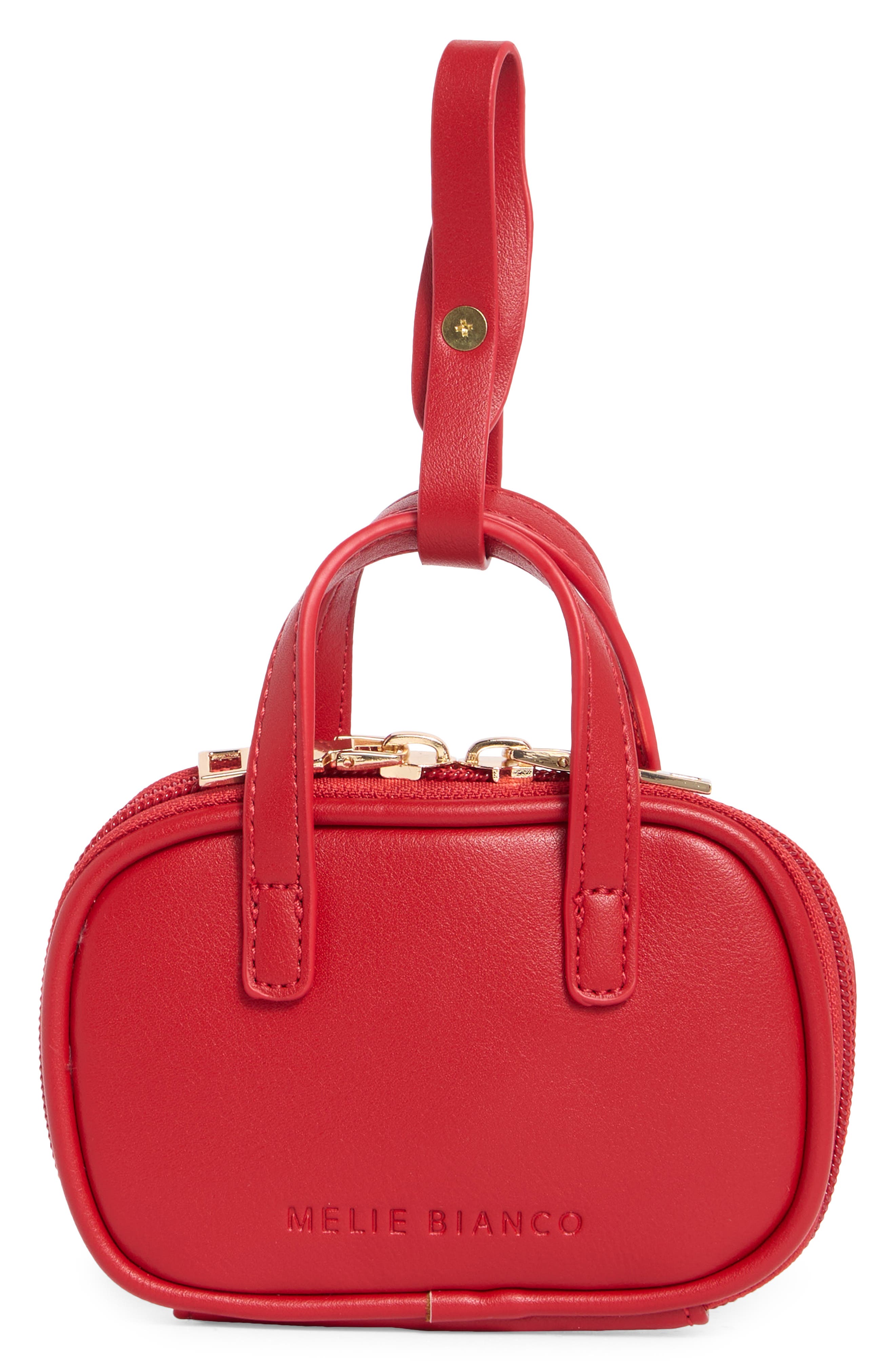 Natasha Micro Bag Charm, Alternate, color, RED