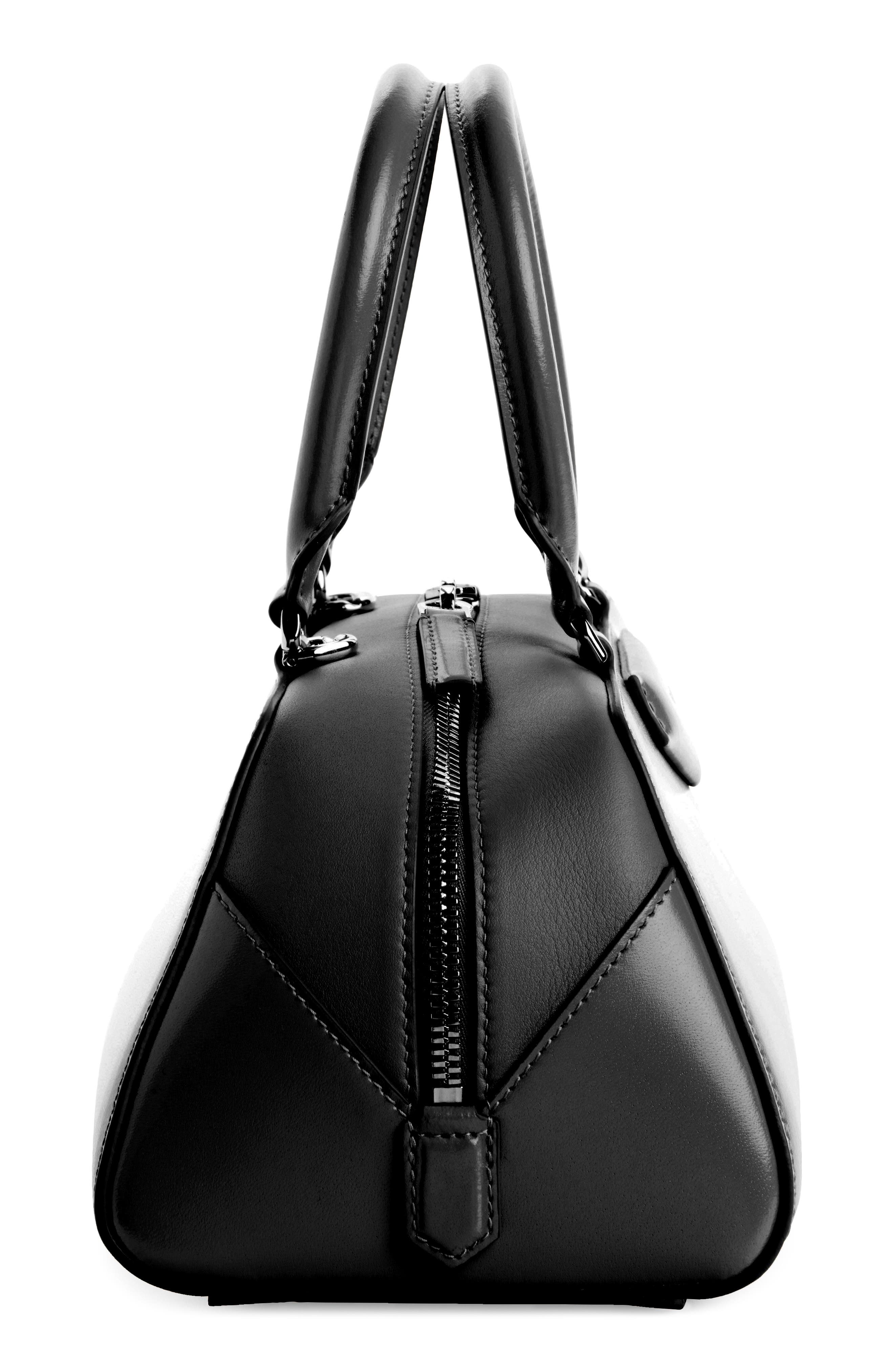 Givenchy Medium Antigona Soft Leather East/West Top Handle Bag, Alternate, color, 001-Black