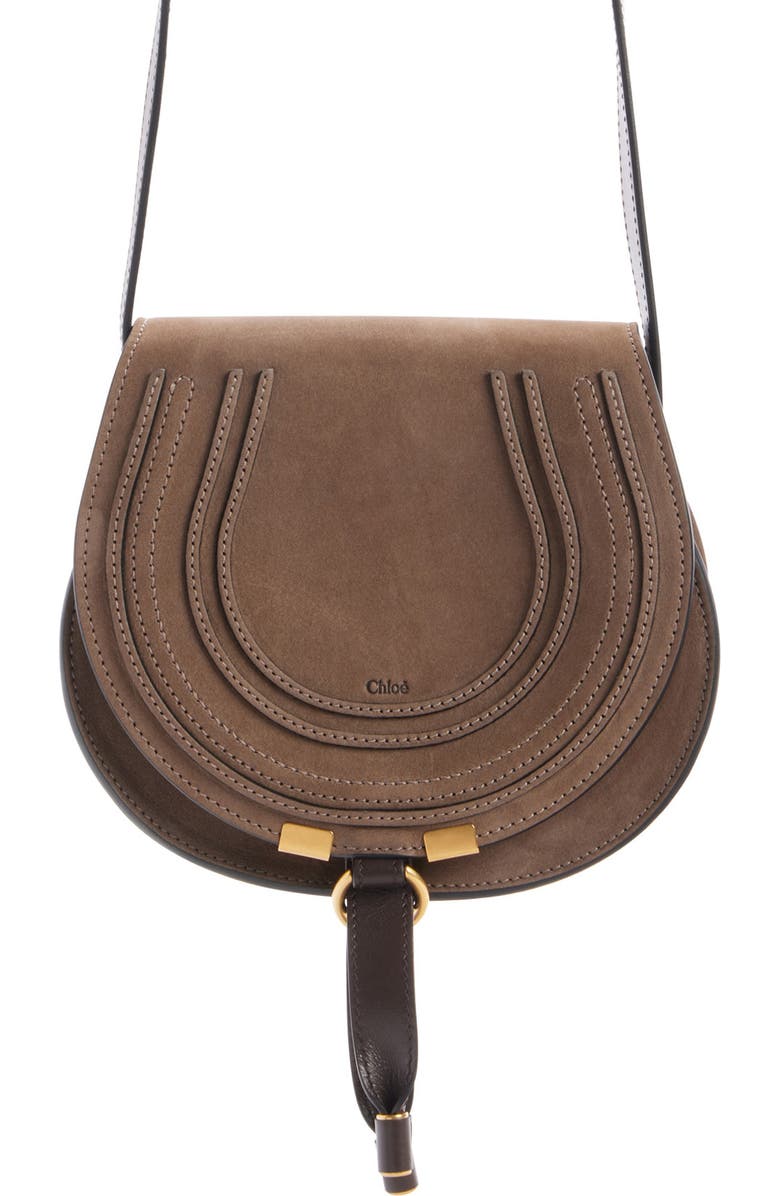 Chloé Small Marcie Leather Crossbody Bag, Main, color,