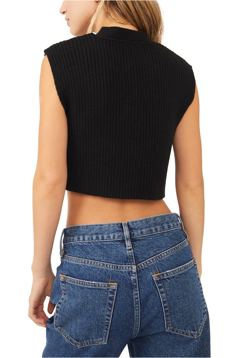 Free People Naiome Rib Micro Vest, Alternate, color, 