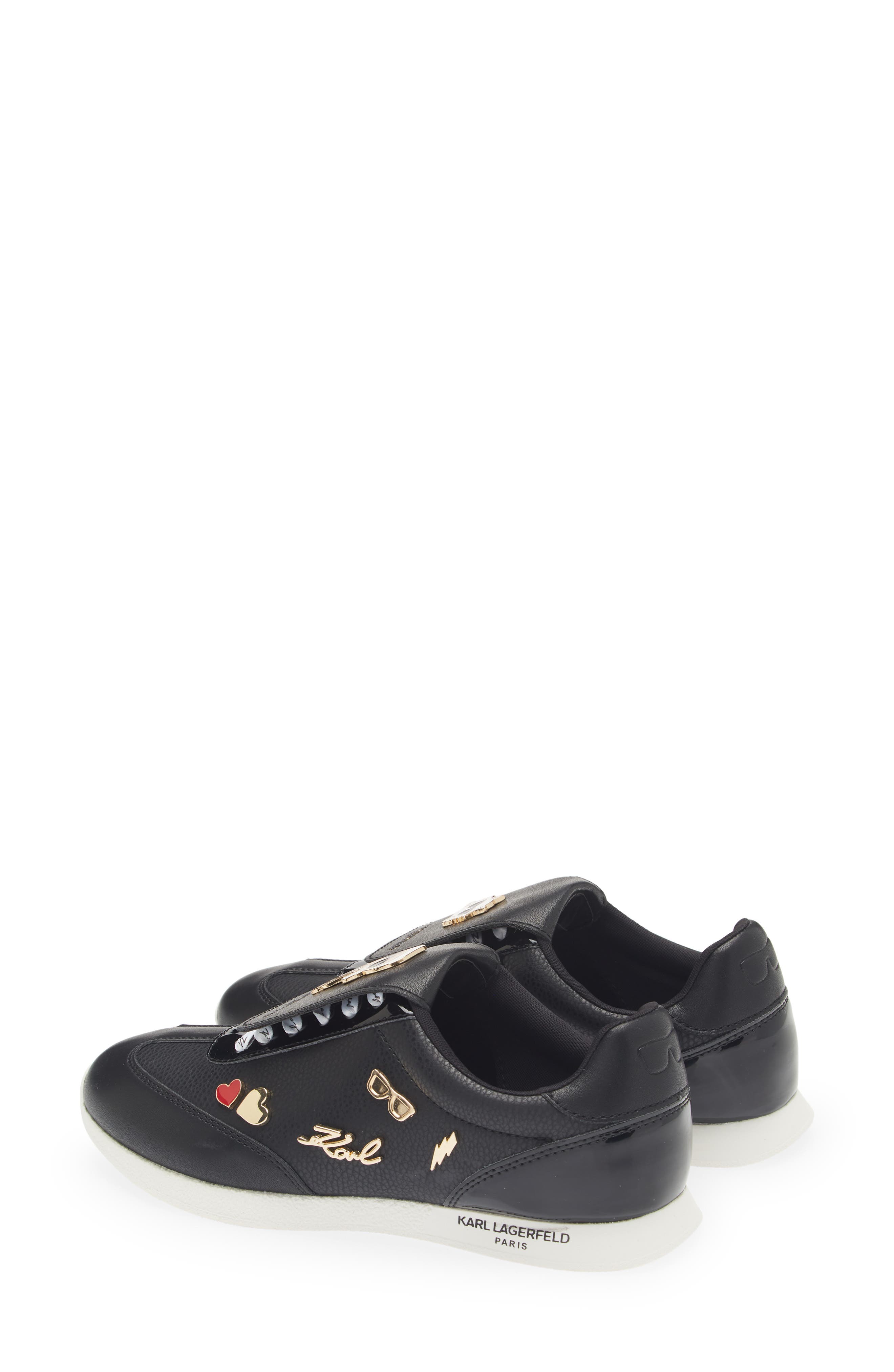 KARL LAGERFELD PARIS Margey Sneaker, Alternate, color, Black