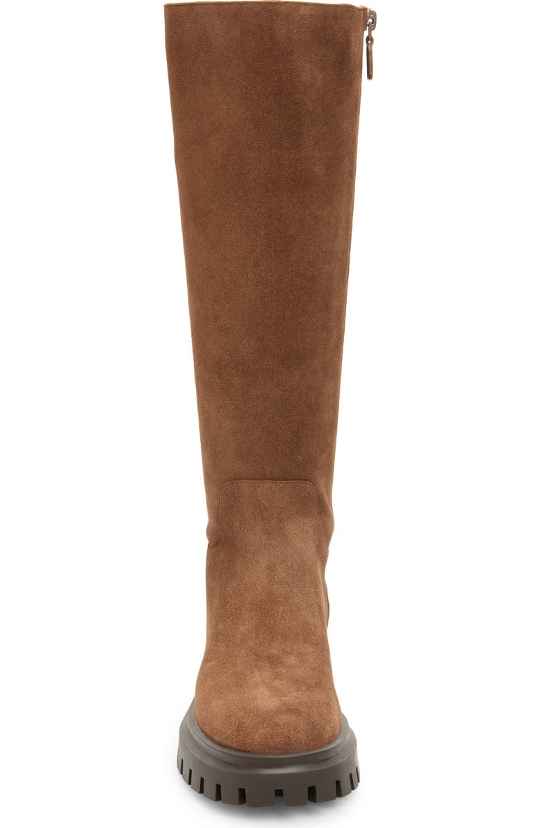Stuart Weitzman Ultra Lug Knee High Boot, Alternate, color, Espresso