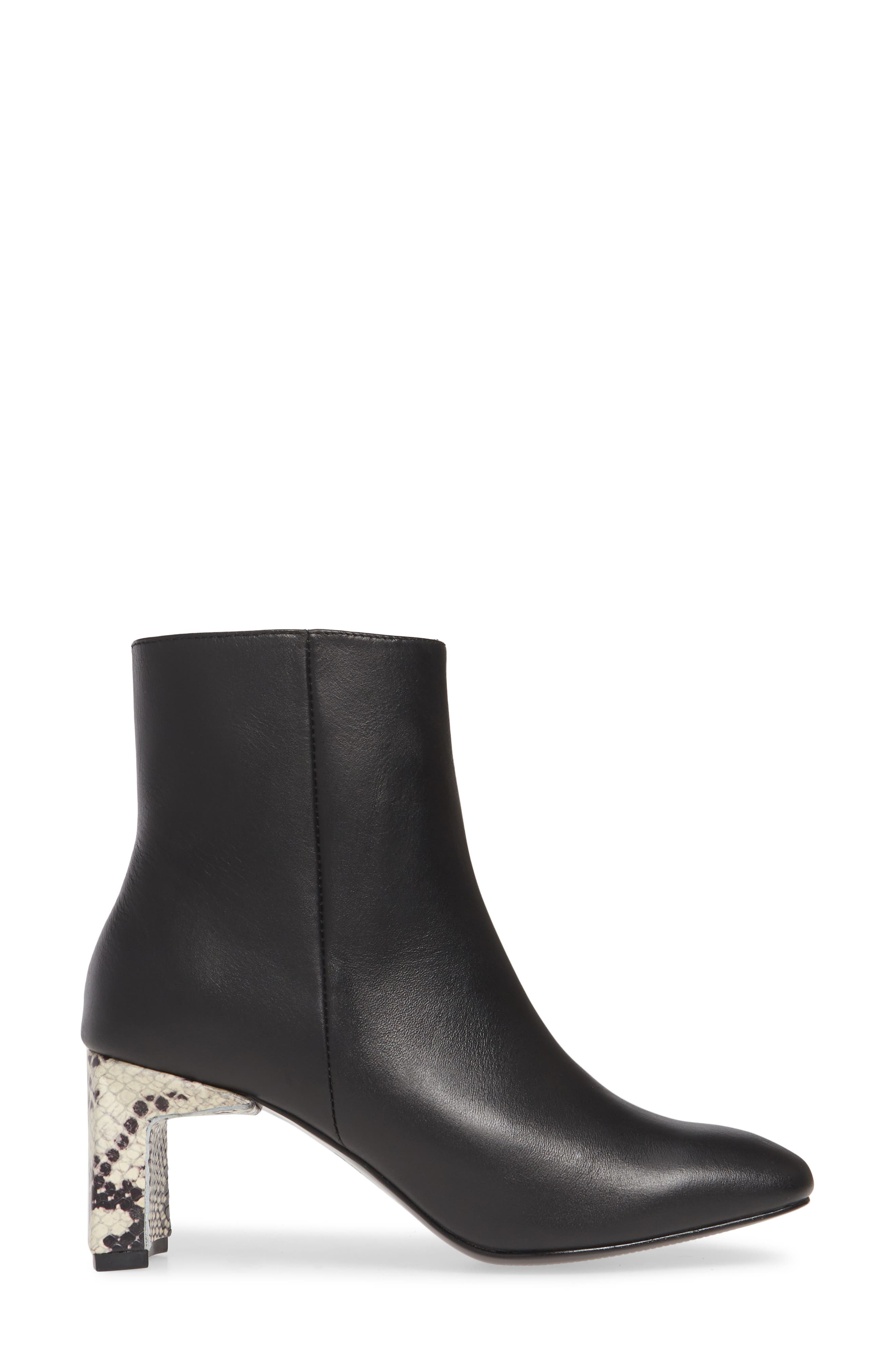 Flair Bootie, Alternate, color, BLACK