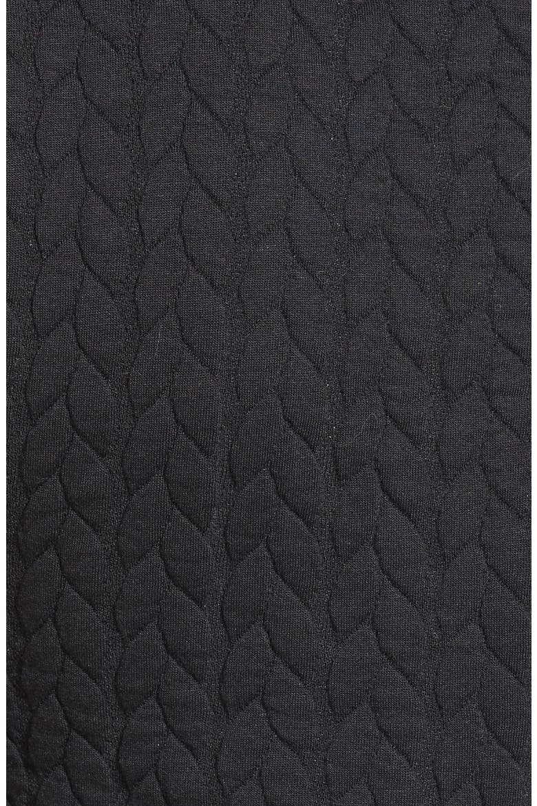 Quilted Mock Neck Top, Alternate, color, BLACK